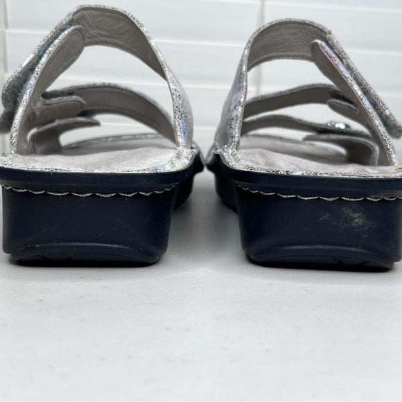 Alegria Bet-6003 Leather Sz 42 Slide-On Wedge Sandals - Picture 10 of 13